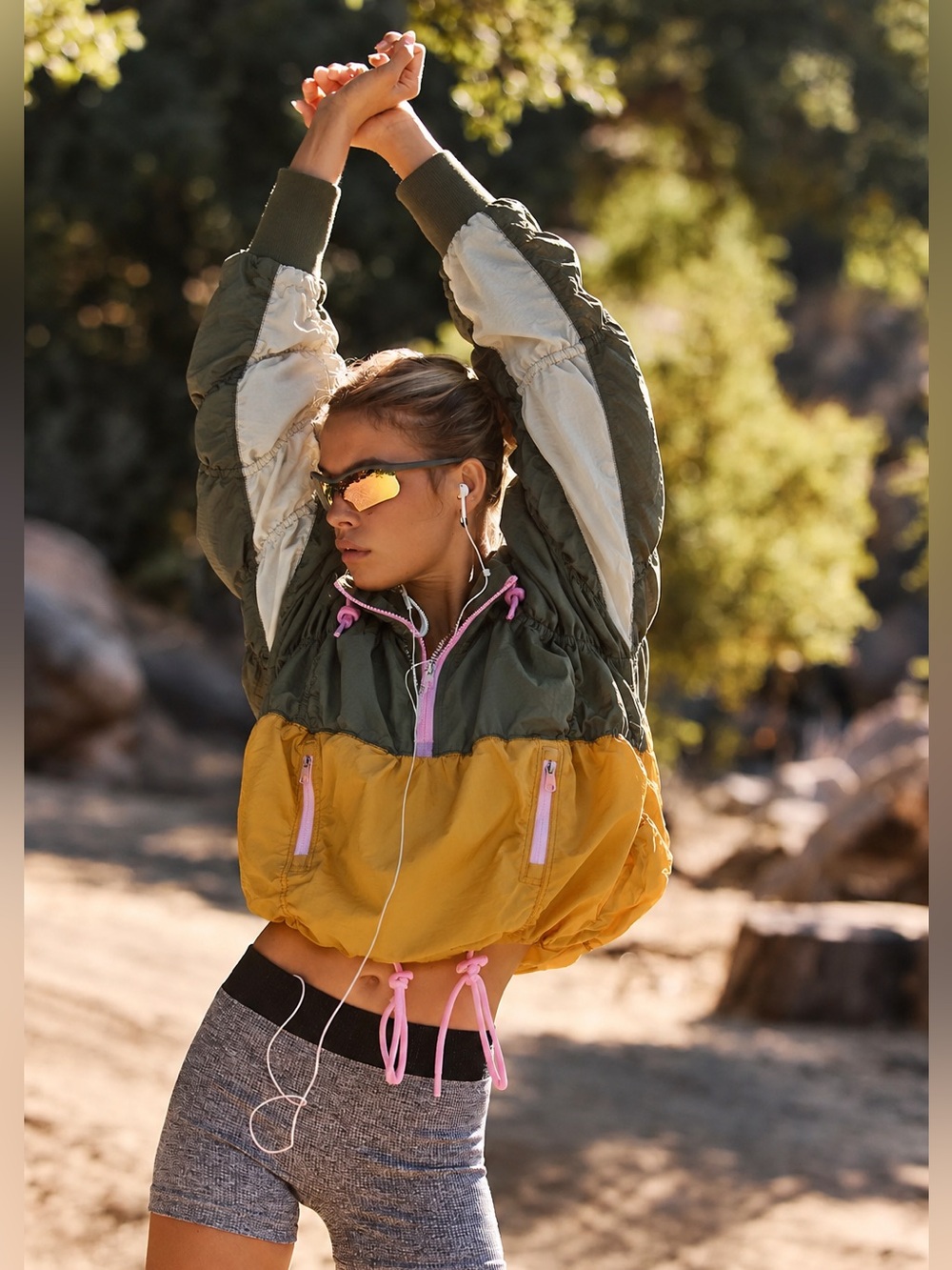Free People Movement Happy Camper Windbreaker Jacket